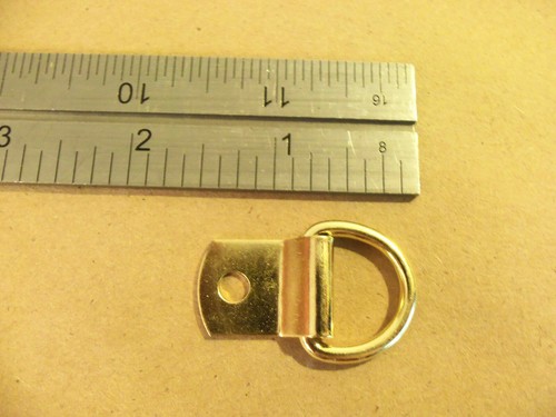 Brass plated steel clip - plated,